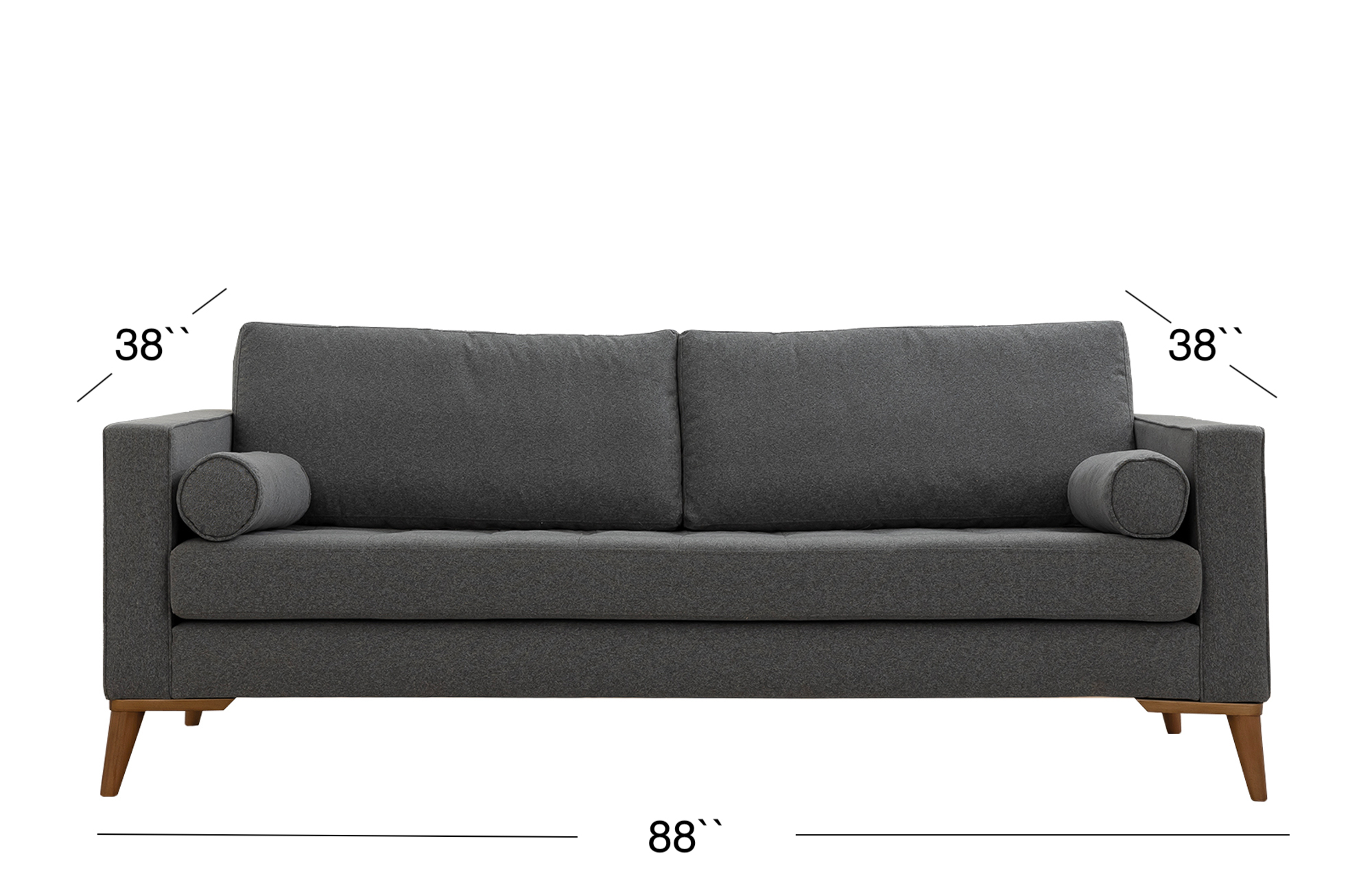 Midtown Sofa - Dark Gray